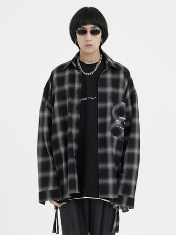 Unnorm Is Dead Overfit Checked Shirt