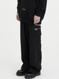 Unnorm Wide Cargo Wool Pants