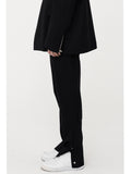 Unnorm Side Snap Half Band Trousers