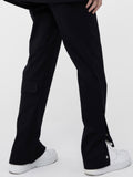 Unnorm Side Snap Half Band Trousers