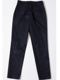 Unnorm Side Snap Half Band Trousers