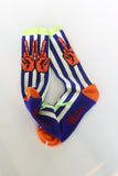 Walter Van Beirendonck W Peace Socks Blue