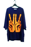 Walter Van Beirendonck W Peace Oversized Tee