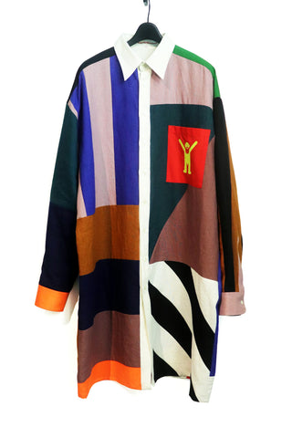Walter Van Beirendonck Flag Long Shirt
