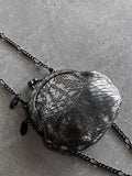 Discord Horse Leather Coin Necklace