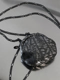 Discord Horse Leather Coin Necklace
