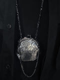 Discord Horse Leather Coin Necklace