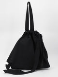 Discord Yohji Yamamoto Wrinkled Gabardine Drawstring Bag