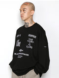 Ajo Embroidered Logo Sweater Black