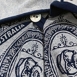 Telfar Wrap Shirt Navy