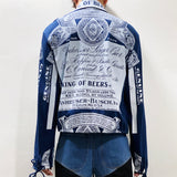 Telfar Wrap Shirt Navy
