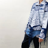 Telfar Wrap Shirt Navy