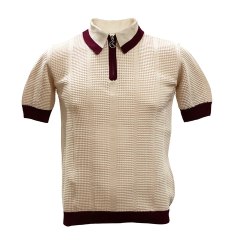 Telfar Backwards Polo Cream