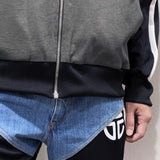 Telfar Raglan T-shirt Track Jacket Black