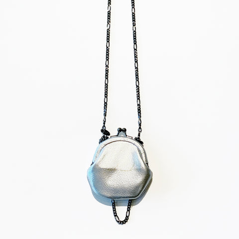 Discord Yohji Yamamoto Clasp Coin Necklace Silver
