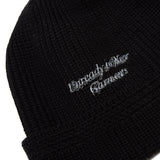 ZNY Unready To Wear Knitted Beanie 1 Black