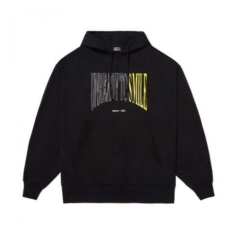 ZNY x Smiley Unready To Smile Oversize Hoodie Black