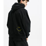 ZNY x Smiley Unready To Smile Oversize Hoodie Black