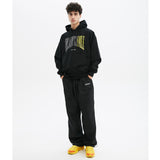 ZNY x Smiley Unready To Smile Oversize Hoodie Black