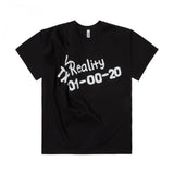 ZNY Virtual Reality Asymmetric Oversized T-shirt Back