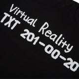 ZNY Virtual Reality Asymmetric Oversized T-shirt Back