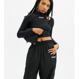 ZNY Belt Logo Sport Pants Black